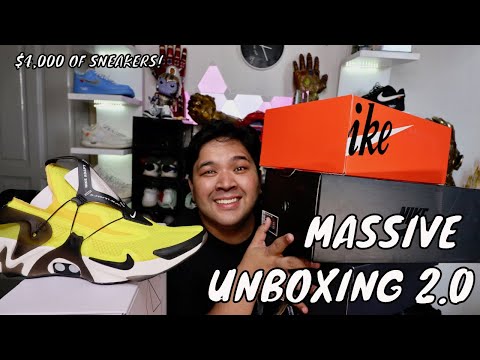 MASSIVE UNBOXING 2.0: $4,000 (P200,000) WORTH OF SNEAKERS! Video
