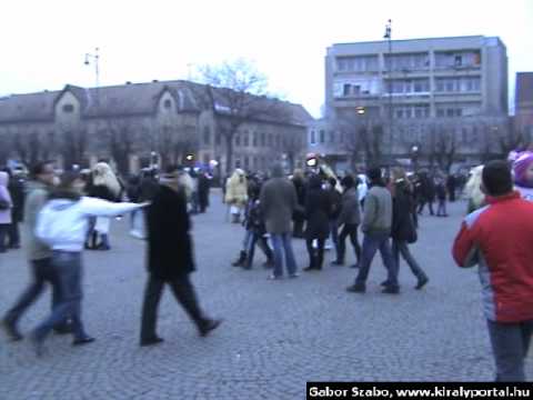 Moments Busójárás Mohács 2011. 03. 05. Szombat /Busó Gruppe, Krampussen Show, Krampuslauf, A Busók/