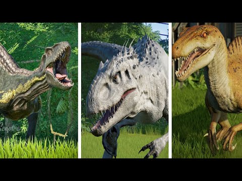 All Hybrids Dinosaur - Jurassic World Evolution