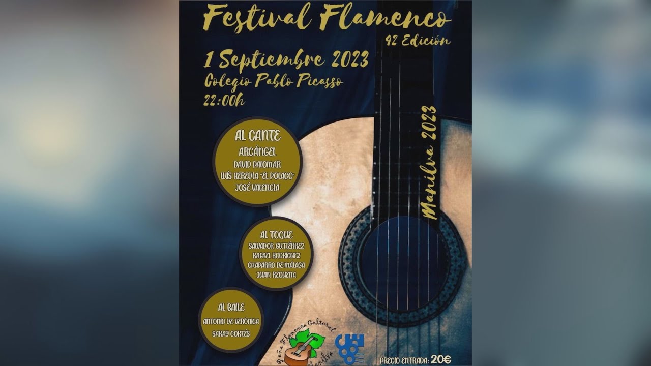 Cartel de renombre para el Festival Flamenco de la Vendimia