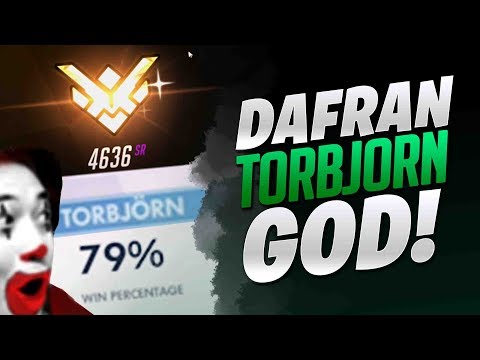 Dafran Gets 4600 SR With Torbjorn! - Overwatch