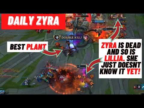Daily Zyra Montage - Thresh and Nasus learn the power of Thorns and a kill long after Zyra is dead