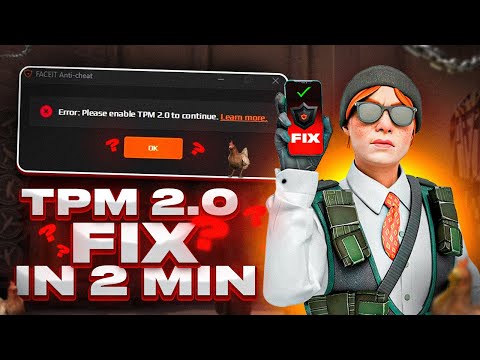 FACEIT TPM 2 0 Error — FIX in 2 Minutes ✅