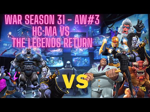 Alliance War Season 31 - HC-MA vs The Legends Return - SUPER Whale Alliance.
