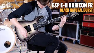 Video thumbnail for No Talking...Just Tones | ESP E-II Horizon FR Black Natural Burst by Peach Guitars