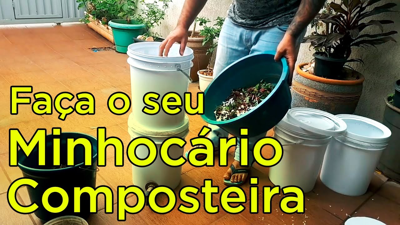 Como fazer um Minhocário Composteira