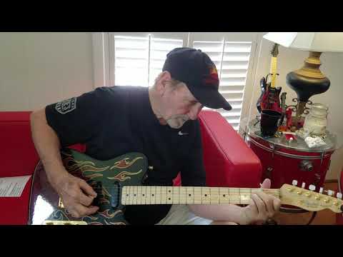 James Burton  goofing around for me on guitar