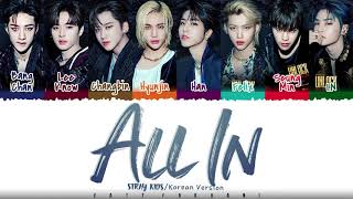Download lagu STRAY KIDS – 'ALL IN' (KOREAN VERSION) Lyrics [Color Coded_Han_Rom_Eng] mp3