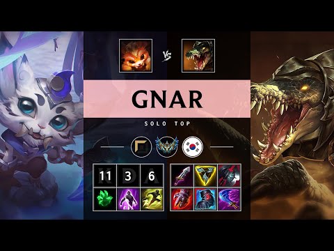 Gnar Top vs Renekton - KR Challenger Patch 25.10