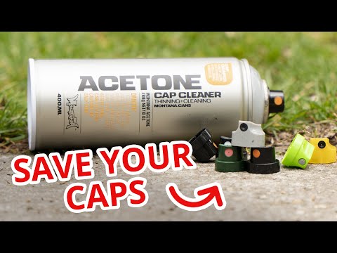 Cap Cleaner - ACETONE Spray for Graffiti Caps