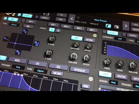 SynthMaster 2 - Vector Synthesis - Huge Ambient Soundscape - Programming Tutorial