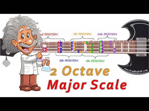 Dur Tonleiter über zwei Oktaven [Bass Quick Tip]