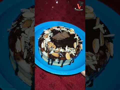 Chocolate Vanilla Cake 🍫🎂 #cake #chocolate #vanillacake #dunkisong #viral #viralvideo #trending
