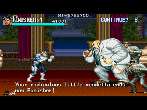 The Punisher Arcade Longplay: Hardest Mode with No Death