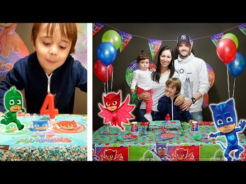 MARCOS 4 YEAR OLD BIRTHDAY SPECIAL!! 🎉PJ Masks Party 🎁