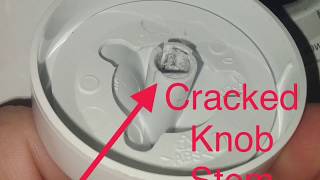 🌎 Cracked Appliance Knob—QUICK 3 Minute FIX