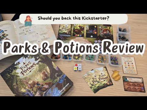 Parks & Potions Board Game Review - A Wholesome Gateway Family Board Game