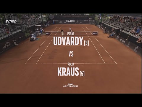 (3) Panna Udvardy (HUN) vs  (5) Sinja Kraus (AUT) - Game, Set, Match