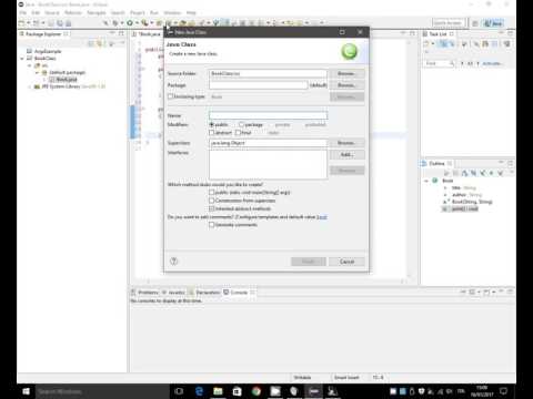 Creare una classe e istanziare un oggetto