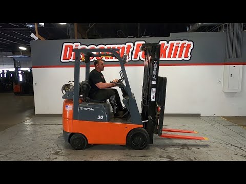 TOYOTA 7-Series 7FGCU15 3,000lb LP (Propane) #6411 - Forklift For Sale