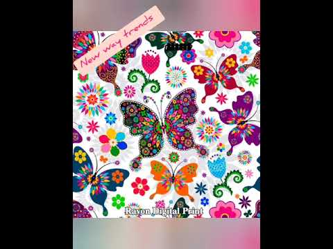 Cotton Satin Digital Print Fabric