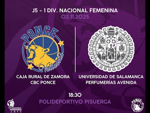 1ª NAC J5 CAJA RURAL DE ZAMORA CBC PONCE- UNIVERSIDAD DE SALAMANCA PERFUMERÍAS AVENIDA