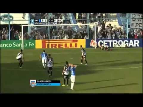 Gol de Bastía. Rafaela 1 - Chicago 0. Fecha 15. Primera División 2015