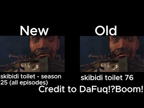 Skibidi Toilet 76 & 77 Vs SEASON 25 IMPROVEMENT (Comparison)