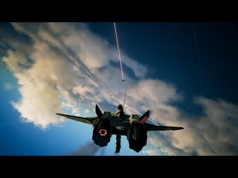 Ace Combat Plus YF-19 VS UAVs