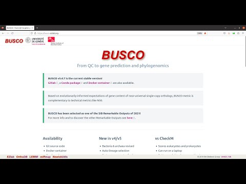 BUSCO Tutorial - Usage for genome assembly evaluation