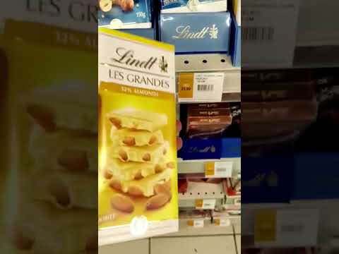 Lindt  Almond chocolate #almondchocolate #lindt #uniquefood #shortfeed #uniqueshorts #foodreview