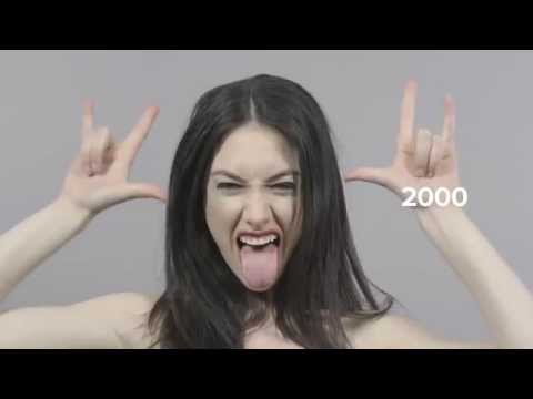 100 Years of women hair in 60 second