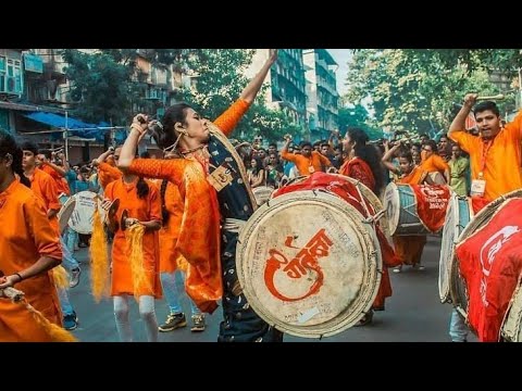 Diwali pahat phadke road dombivli/garjana dhol tasha pathak/2019