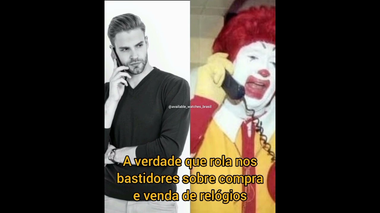Bastidores da compra e venda de relógios.