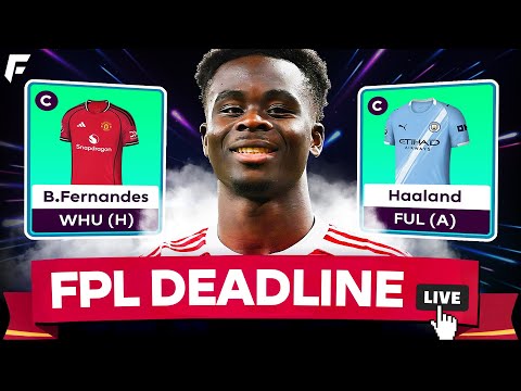 36K RANK! 🌍 FPL GW14 DEADLINE STREAM 🚨 FINAL TEAM 🔒