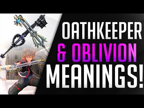 Oathkeeper and Oblivion Keyblade Meanings! Series Director Artwork INTERVIEW! - News