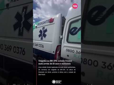 Tragédia na BR-376: Colisão frontal deixa dois mortos em Diamante do Norte