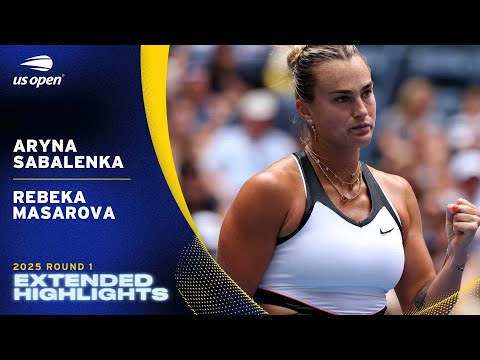Aryna Sabalenka vs. Rebeka Masarova Extended Highlights | 2025 US Open Round 1