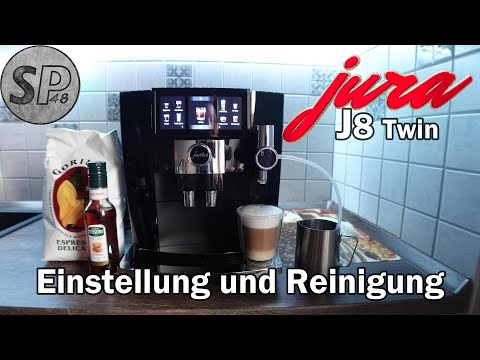 Jura J8 Twin: Einstellung und Reinigung