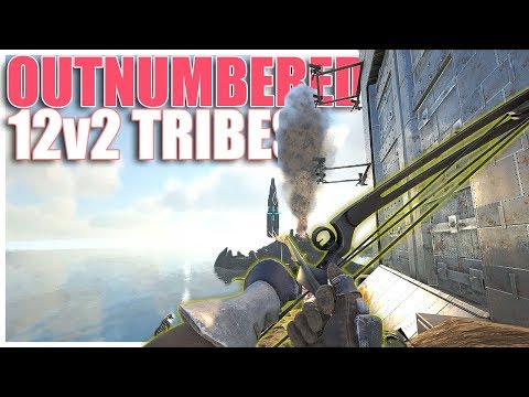 THEY BROUGHT 2 TRIBES AGAINST 12 OF US! CLASSIC PVP S1E6 | Ark: Survival Evolved