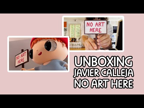 Unboxing Javier Calleja's Wooden "No Art Here" Sculpture Presented by Nanzuka Underground