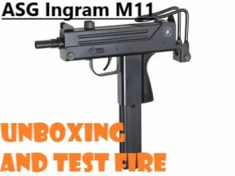 ASG Ingram M11 Co2 6mm Unboxing and Shooting Test