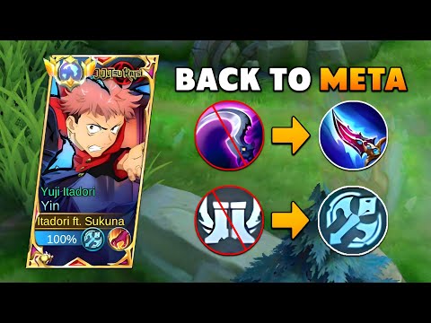 GOODBYE OLD BUILD!! THIS NEW EMBLEM AND ITEM BUILD MAKE YIN META AGAIN🔥| YIN BEST BUILD 2023!!