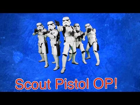 Scout Pistol OP! - Starwars Battlefront unedited Gameplay