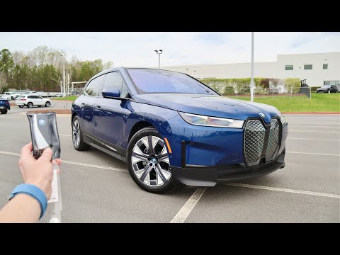 2022 BMW iX xDrive50: Start Up, Walkaround, First Impressions, Test Drive and Review