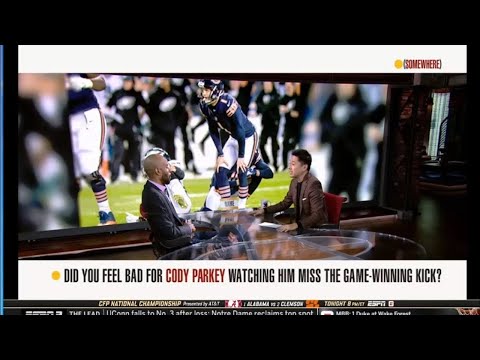 High Noon 01.07.2018 - Did You Feel Bad For Cody Parkey Watching Him Miss The Game - Winning Kick