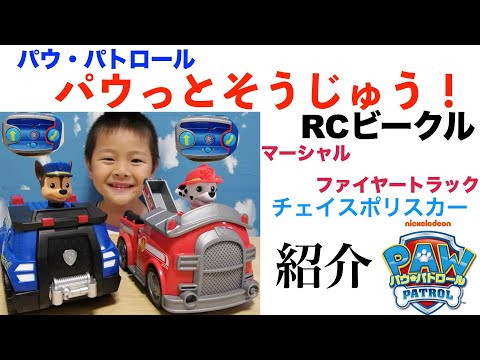 パウ・パトロール　パウっとそうじゅう！　RCビークルでshinkun遊んでみたよ！！