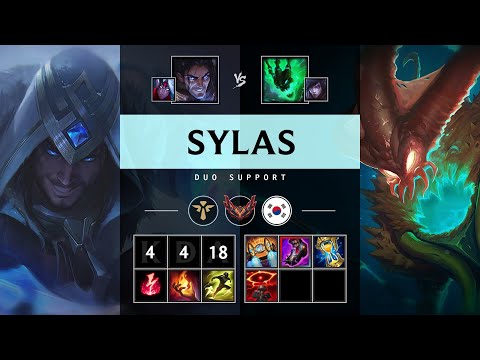 Sylas Support vs Thresh - KR Grandmaster Patch 25.15