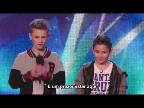 Bard & Melody - vítima de bullying levou botão dourado  (legendado) Britain's got talent