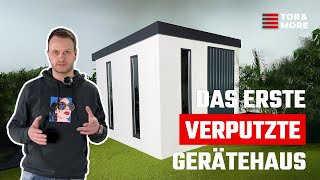 Das erste verputzte Gerätehaus - Das neue URBAN ONE